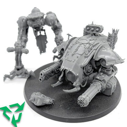 Part-Assembled Chaos Knight War Dog Brigand Front