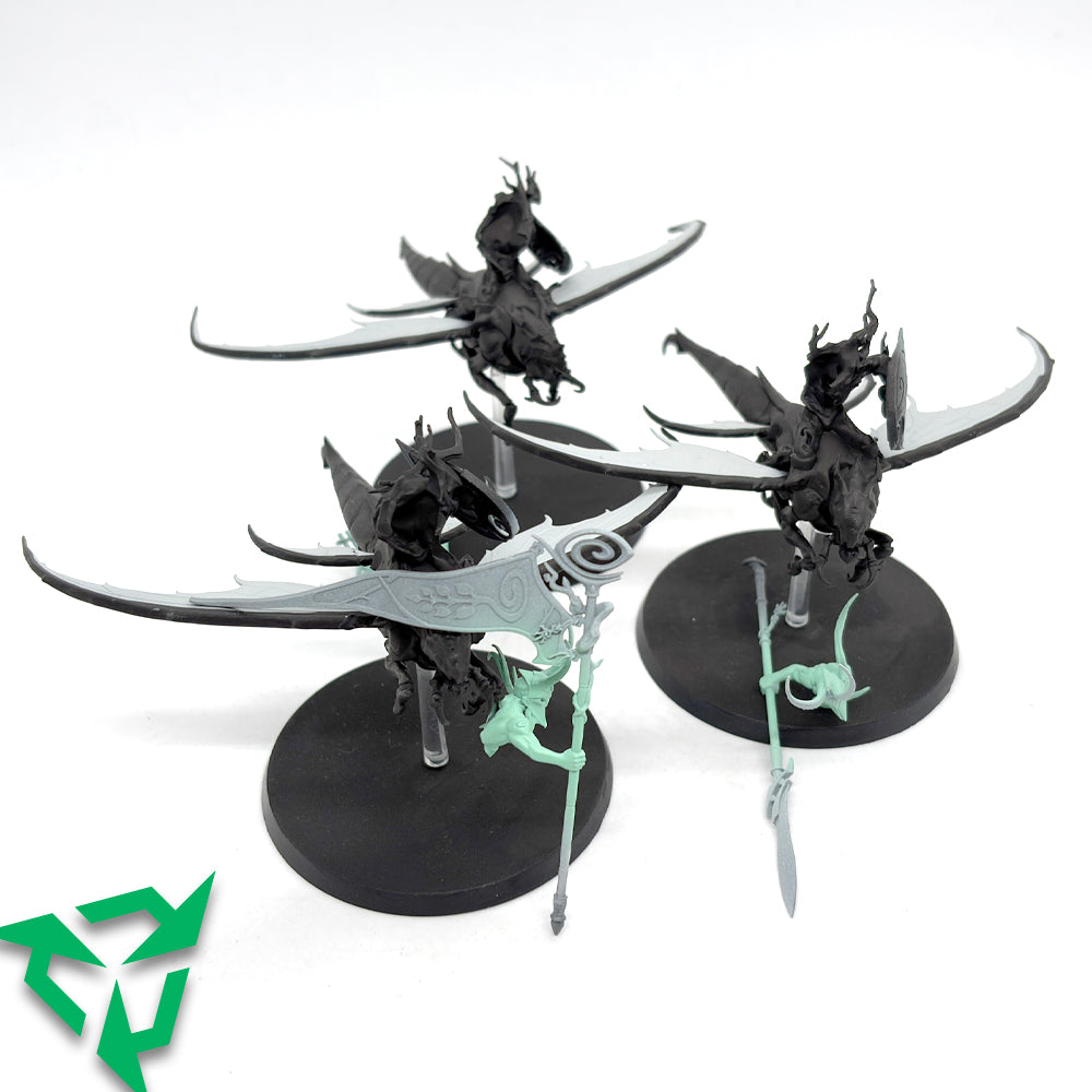 Part-Painted Sylvaneth Spiterider Lancers Front