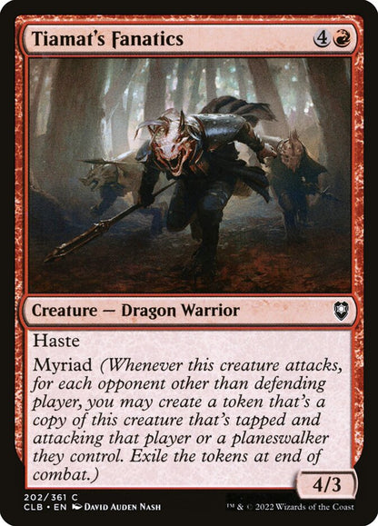 Tiamat's Fanatics - Commander Legends #202 Card Front