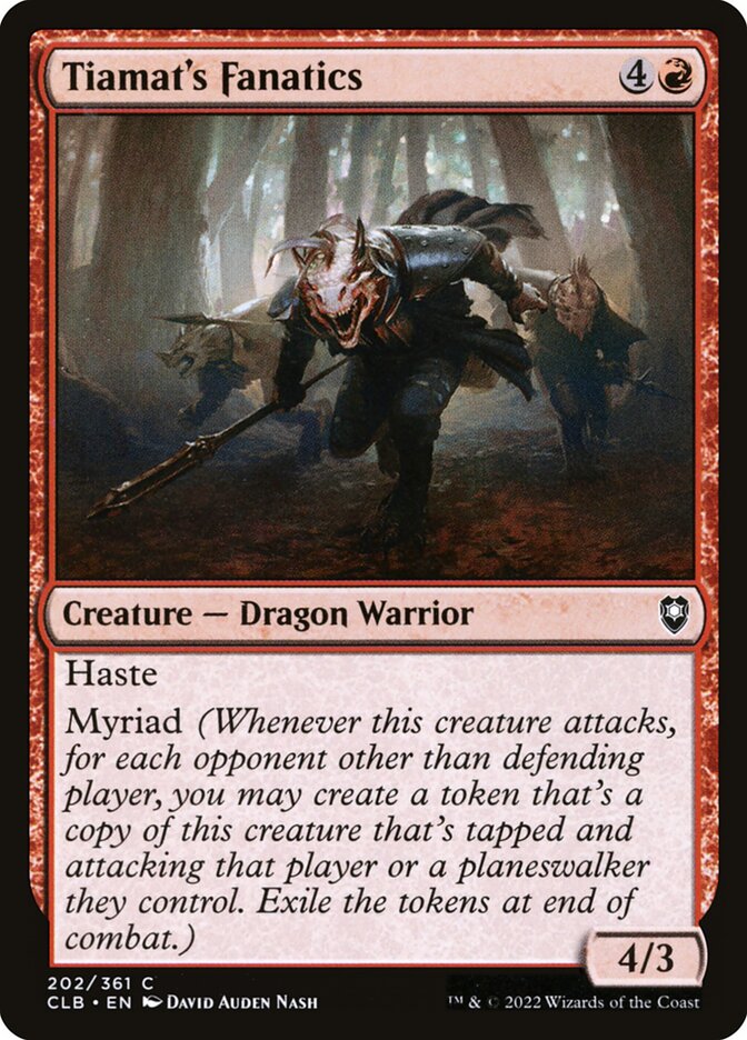 Tiamat's Fanatics - Commander Legends #202