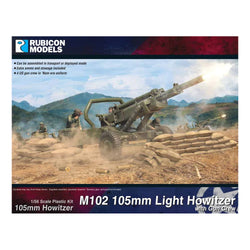 US M102 105mm Light Howitzer (Rubicon 1/56 Kit)