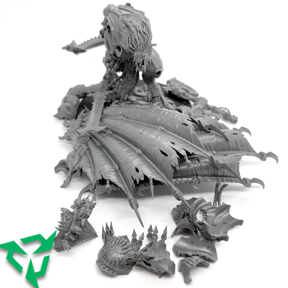Part-Assembled Angron Daemon Primarch of Khorne Front