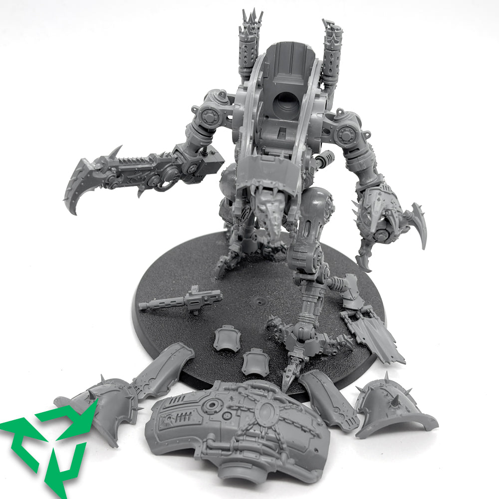 Part-Assembled Chaos Knight War Dog Karnivore Front