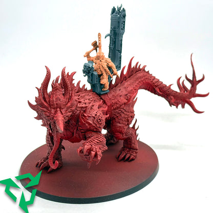 Part Assembled Auric Runeson on Magmadroth Front
