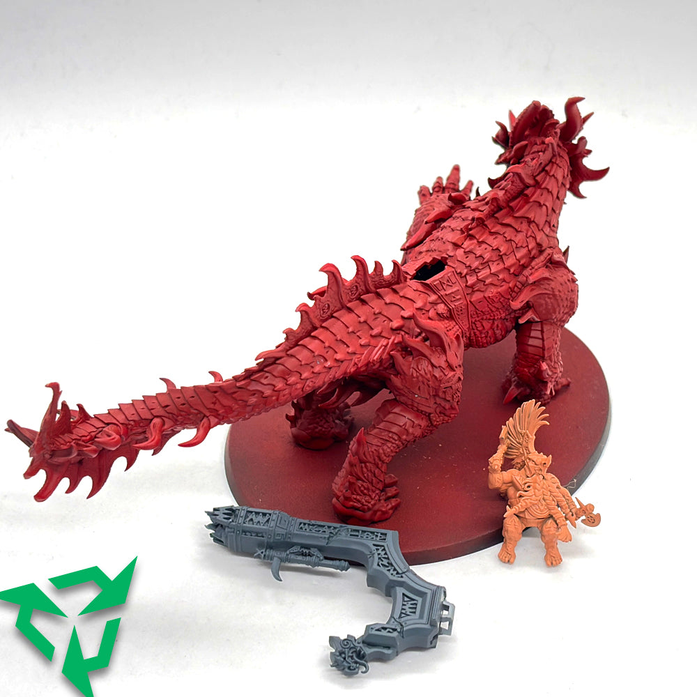 Part Assembled Auric Runeson on Magmadroth Back