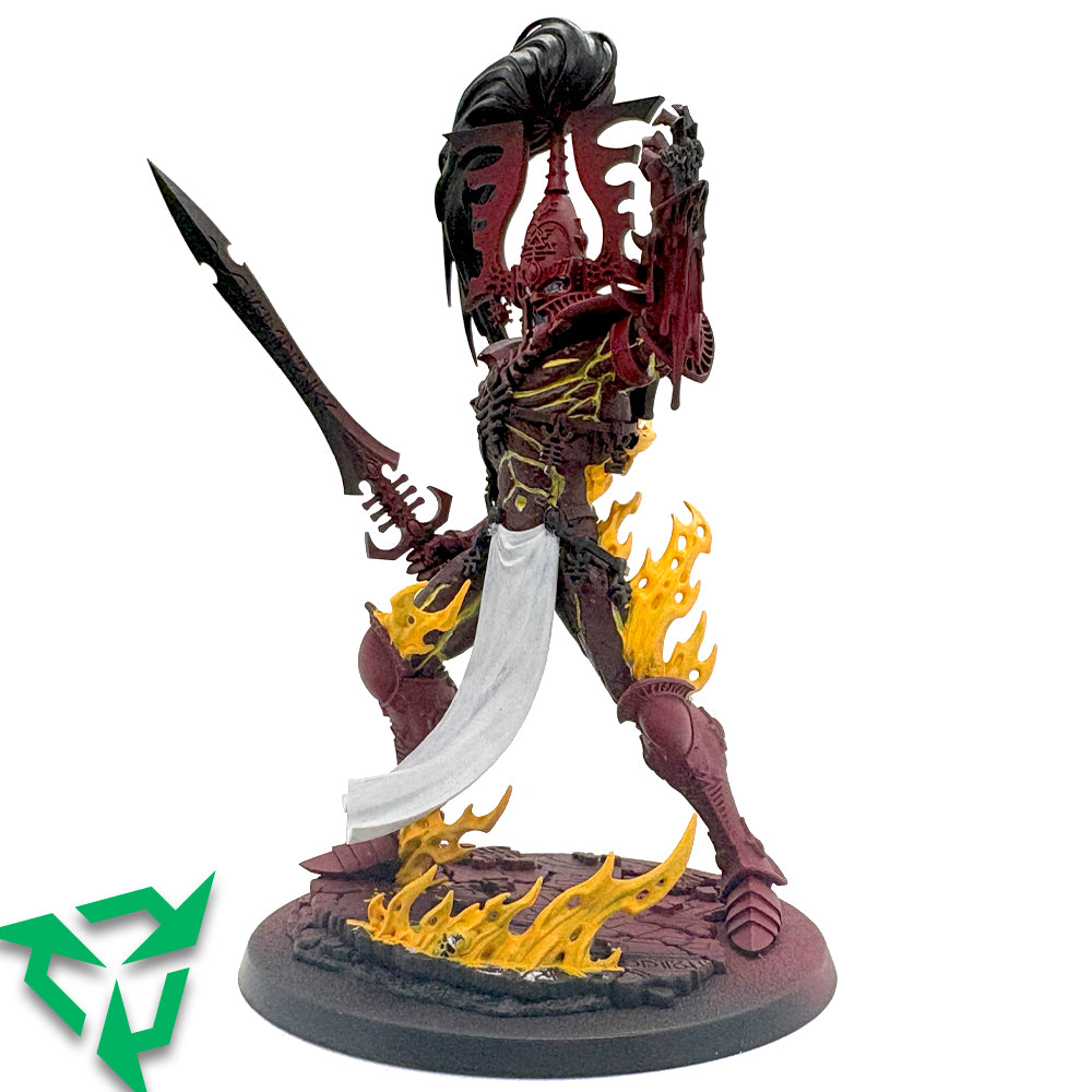 Part Painted Aeldari Avatar of Khaine Front