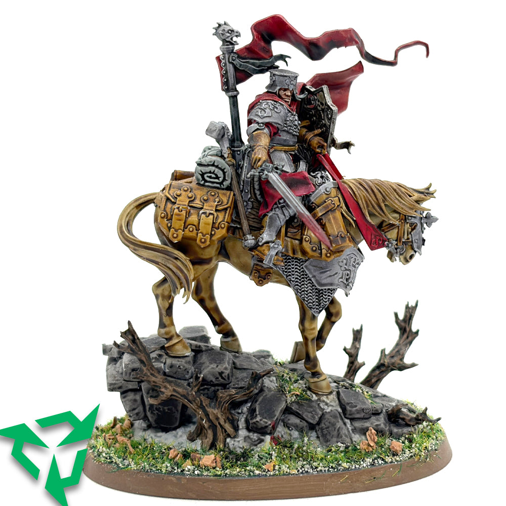 Preloved Cities of Sigmar Freeguild Cavalier-Marshal Side