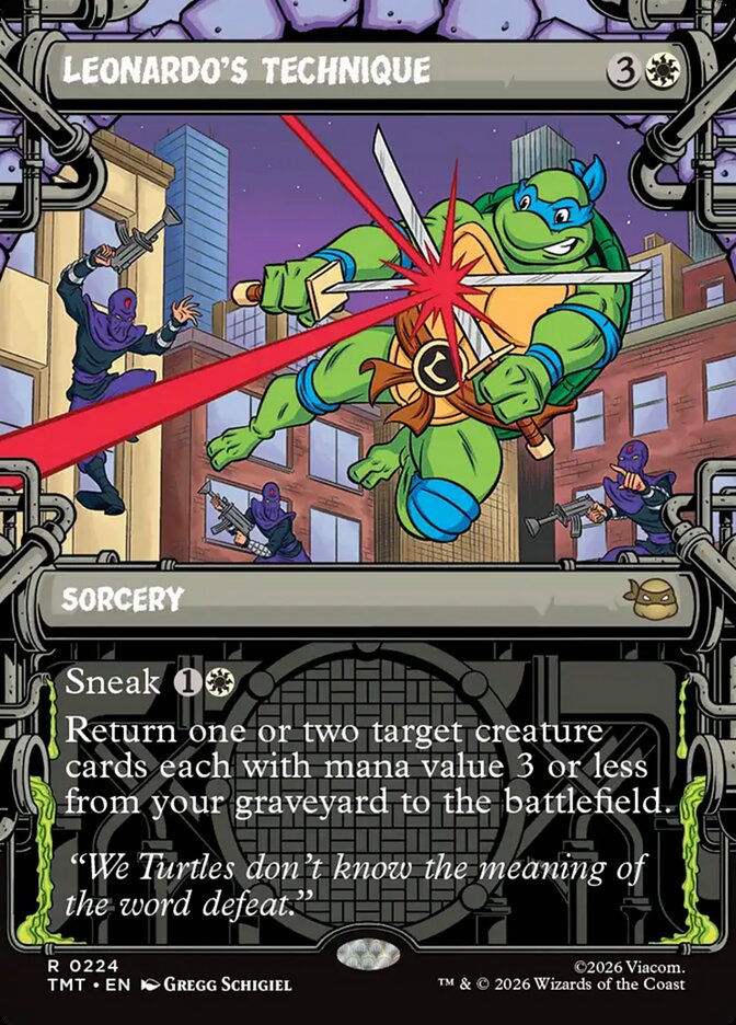 Leonardo's Technique Sewer Frame #224