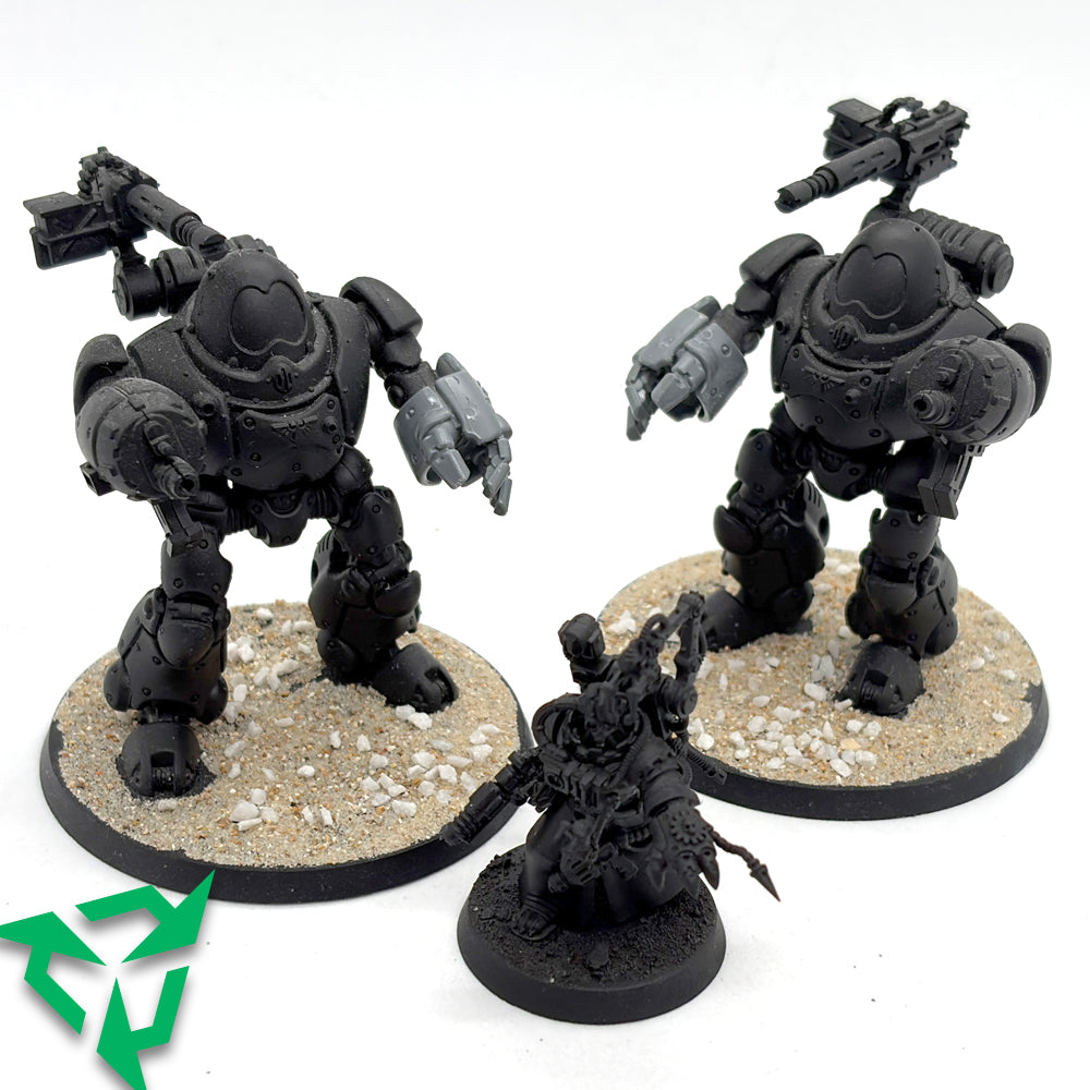 Preloved & Primed Adeptus Mechanicus Kastelan Robots & Datasmith Front