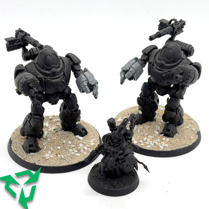 Preloved & Primed Adeptus Mechanicus Kastelan Robots & Datasmith Front