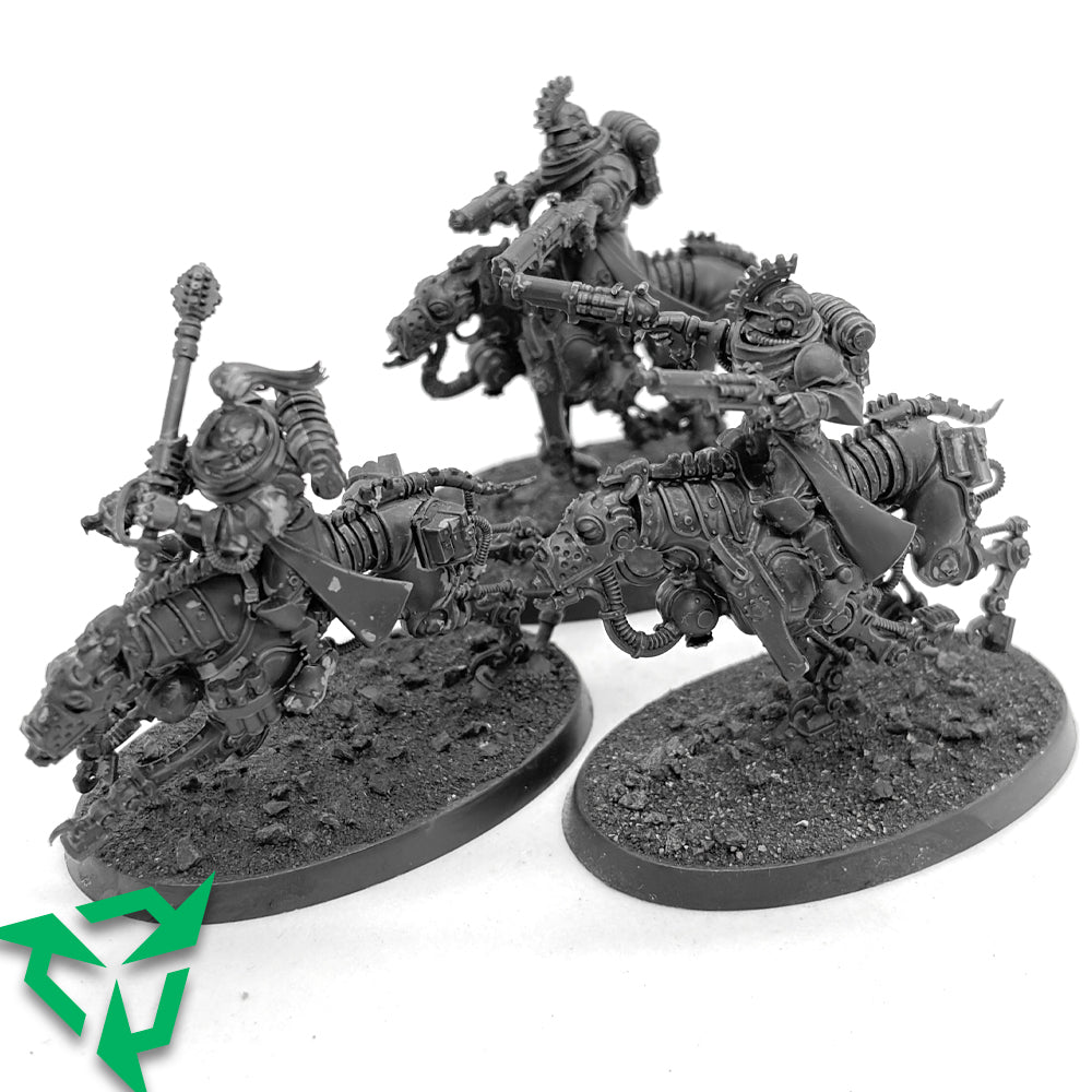 Preloved Assembled & Primed Adeptus Mechanicus Serberys Raiders Front
