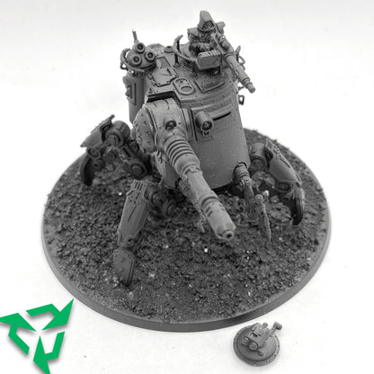 Preloved Adeptus Mechanicus Onager Dunecrawler With Damaged Hatch Front