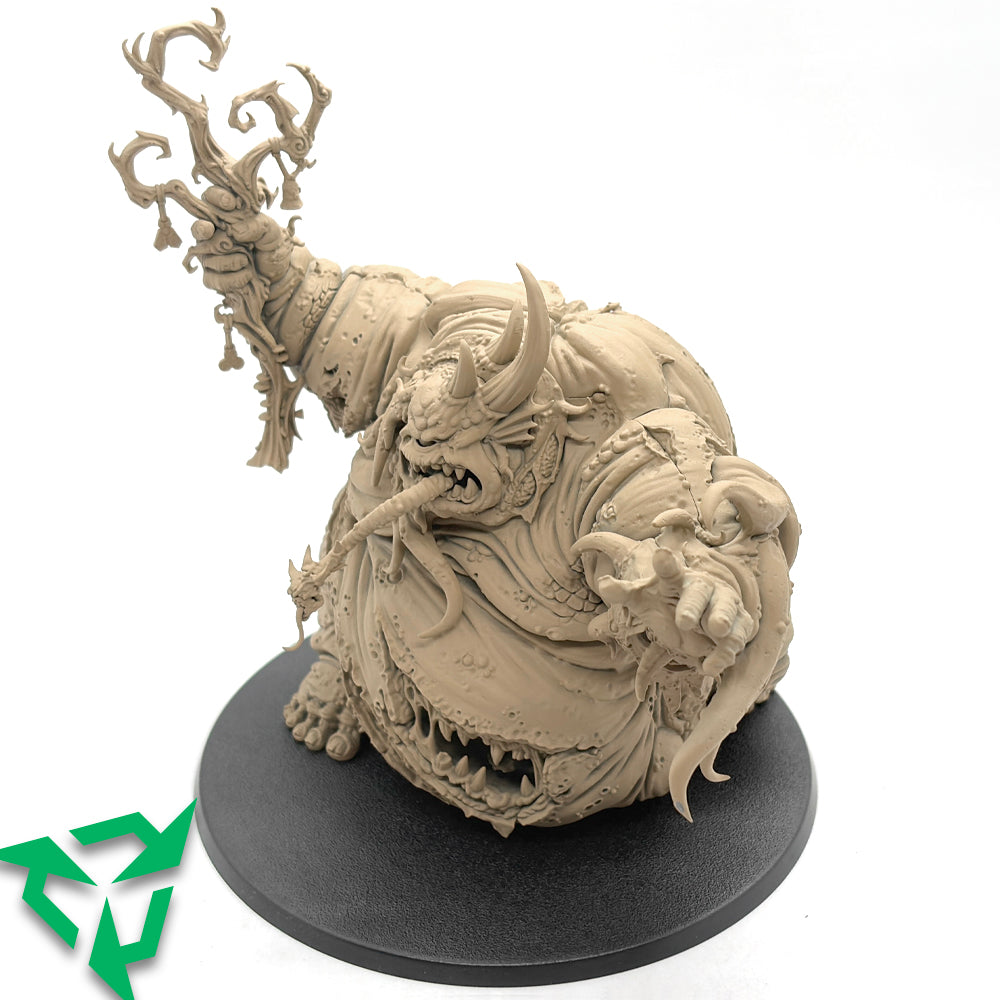 Preloved Assembled & Primed Rotigus Rainfather Warhammer Daemon Front View