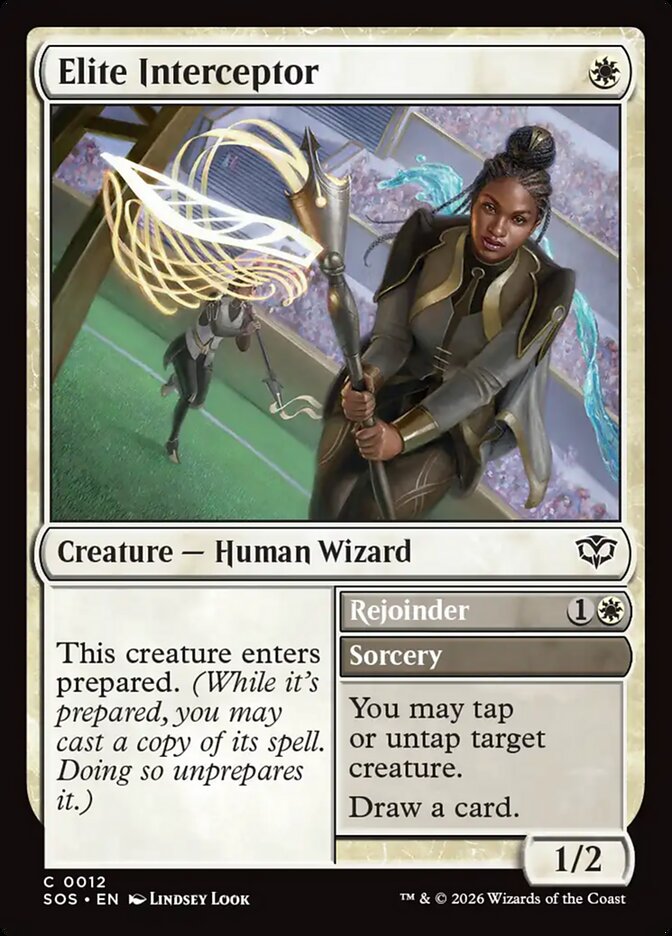 Elite Interceptor // Rejoinder Secrets of Strixhaven #012Card Front