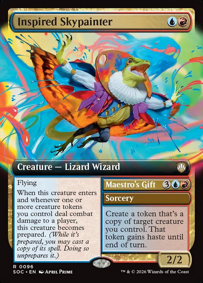 Inspired Skypainter Extended Art SOS Commander #048
