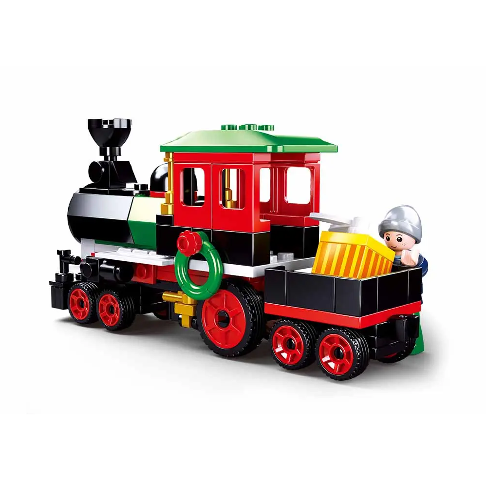 Sluban Train - New Year Town Building Brick Kit