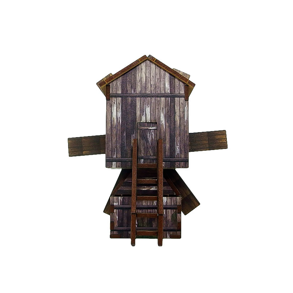 Pre-Painted WW2 Ostfront Village Windmill – 28–30mm Tabletop Scenery