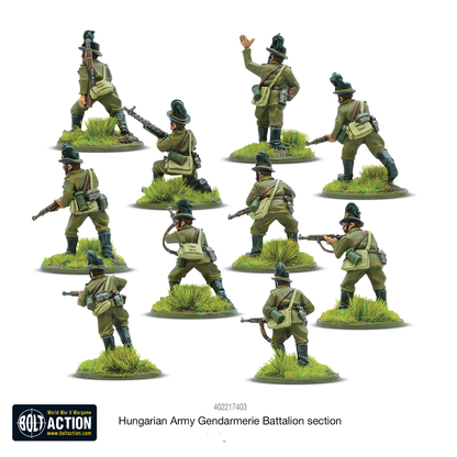 Hungarian Army Gendarmerie Battalion Section - Bolt Action
