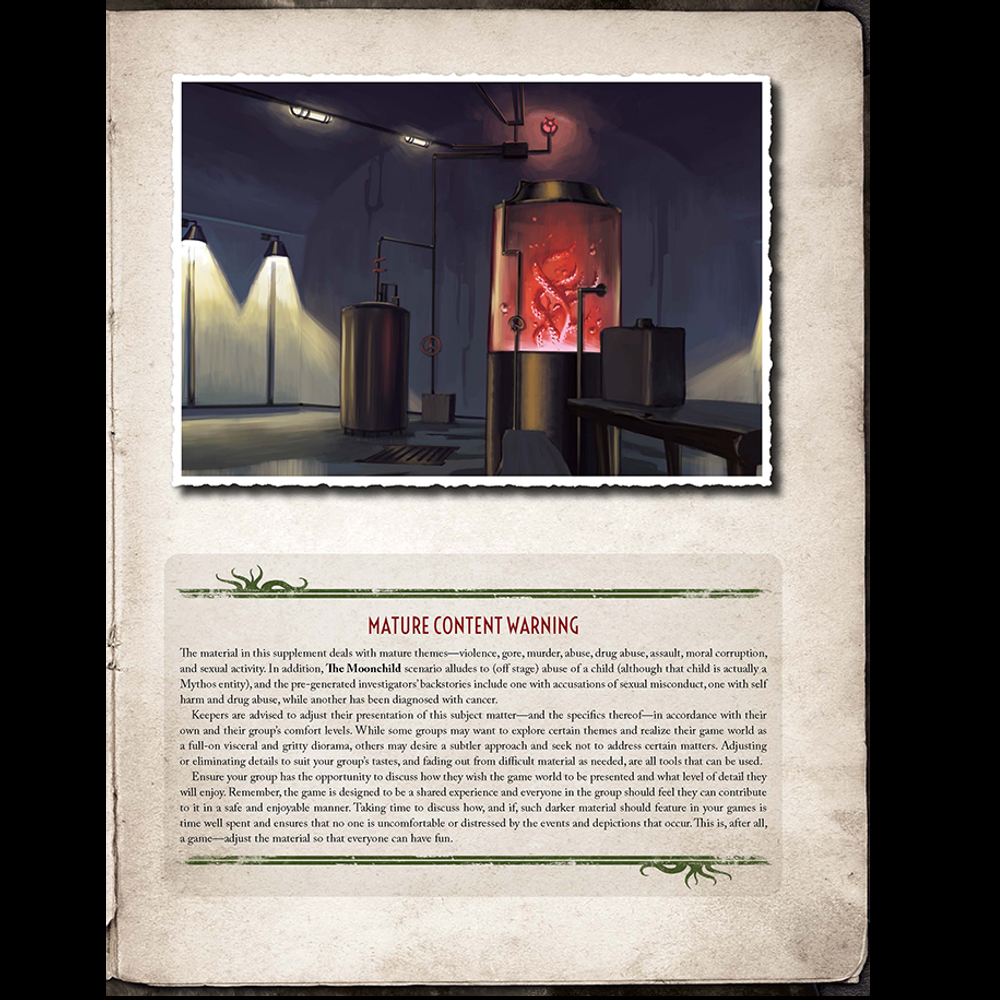 Call of Cthulhu Nameless Horrors 2nd Edition - Hardback