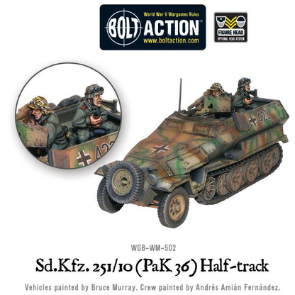 Sd.Kfz 251/10 (PaK 36) Half-Track - Bolt Action