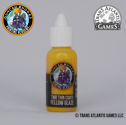 Yellow Glaze Duncan Rhodes Painting Academy Two Thin Coats paint.