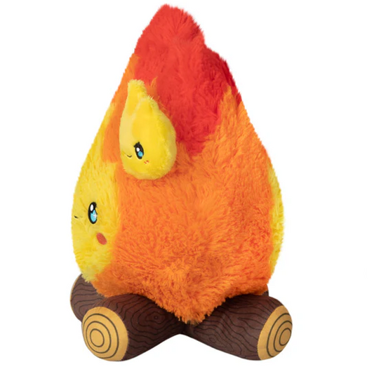 Plush toy shaped like a flame wi...