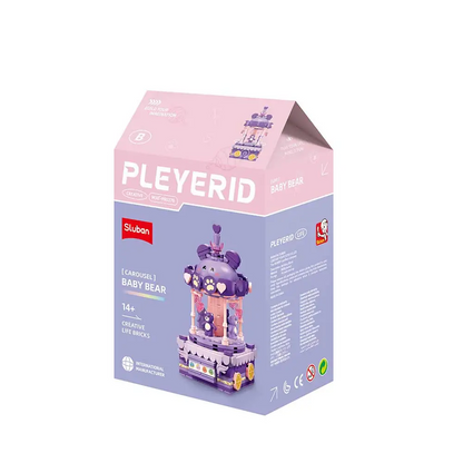 Sluban Baby Bear Carousel Brick Kit - Pleyerid