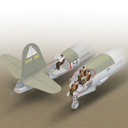 ICM B-26 Marauder U.S. Crew | 1:48 Scale