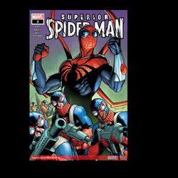 Superior Spider Man #3 from Marvel Comics written by Dan Slott with art by Mark Bagley. Only one man can save the day, well, one man and his army of expendable Spider-Minions. The Spider-Base will be reactivated  