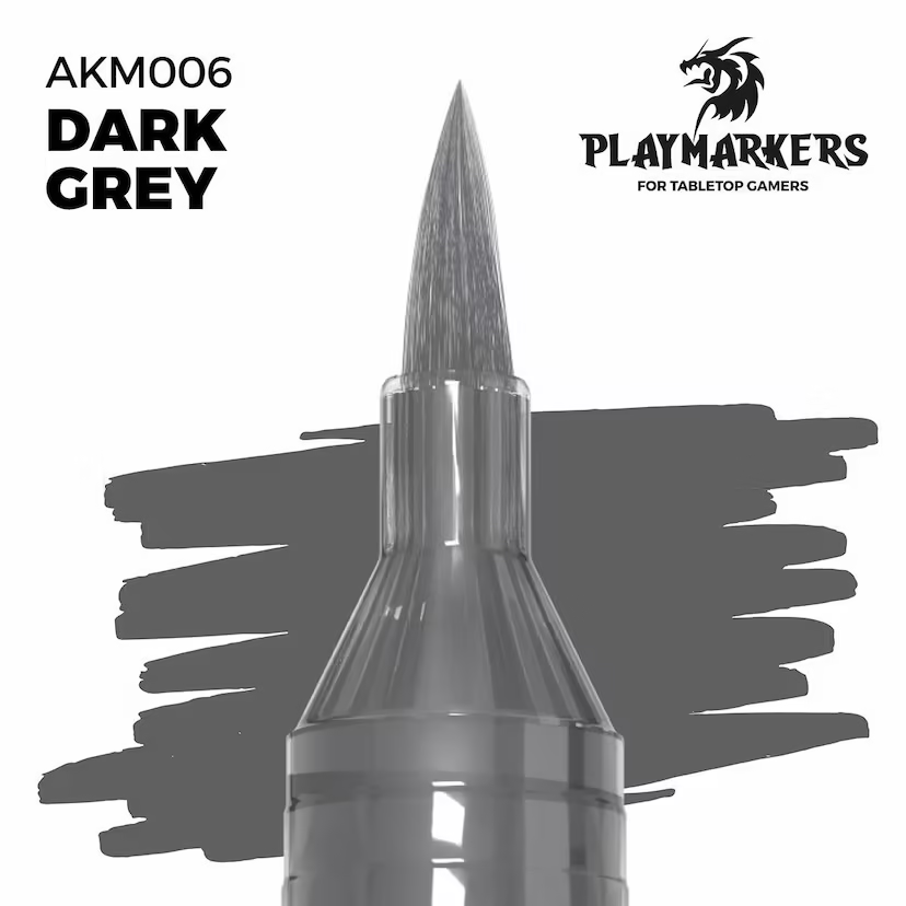 Playmarkers: Dark Grey - Acrylic Paint Marker