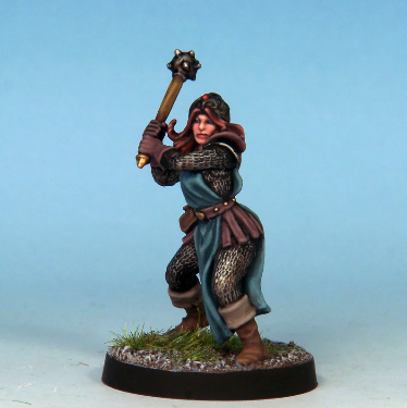 Cleric with Mace - Crooked Dice
