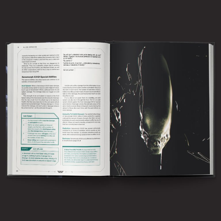 ALIEN RPG Core Rulebook Evolved Edition- Hardback