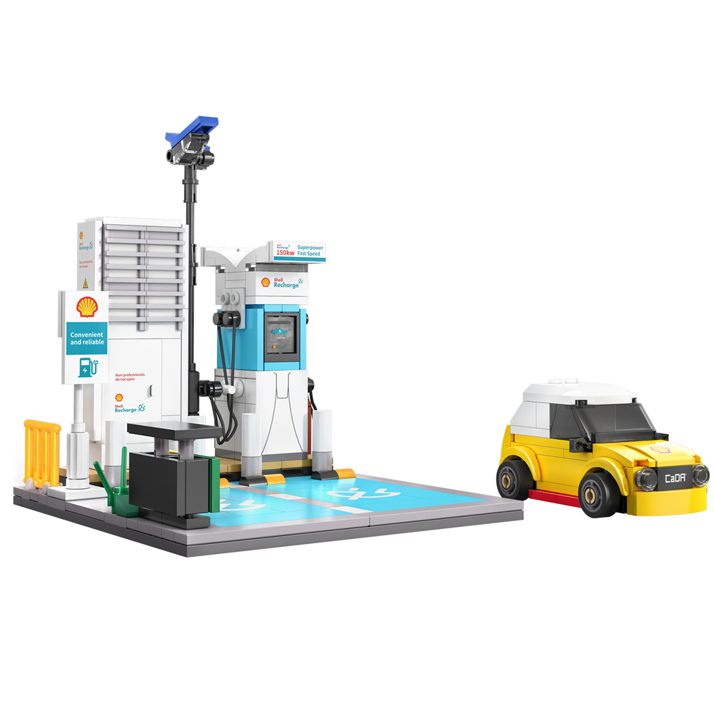 Shell Charging Station CaDA Bricks Kit