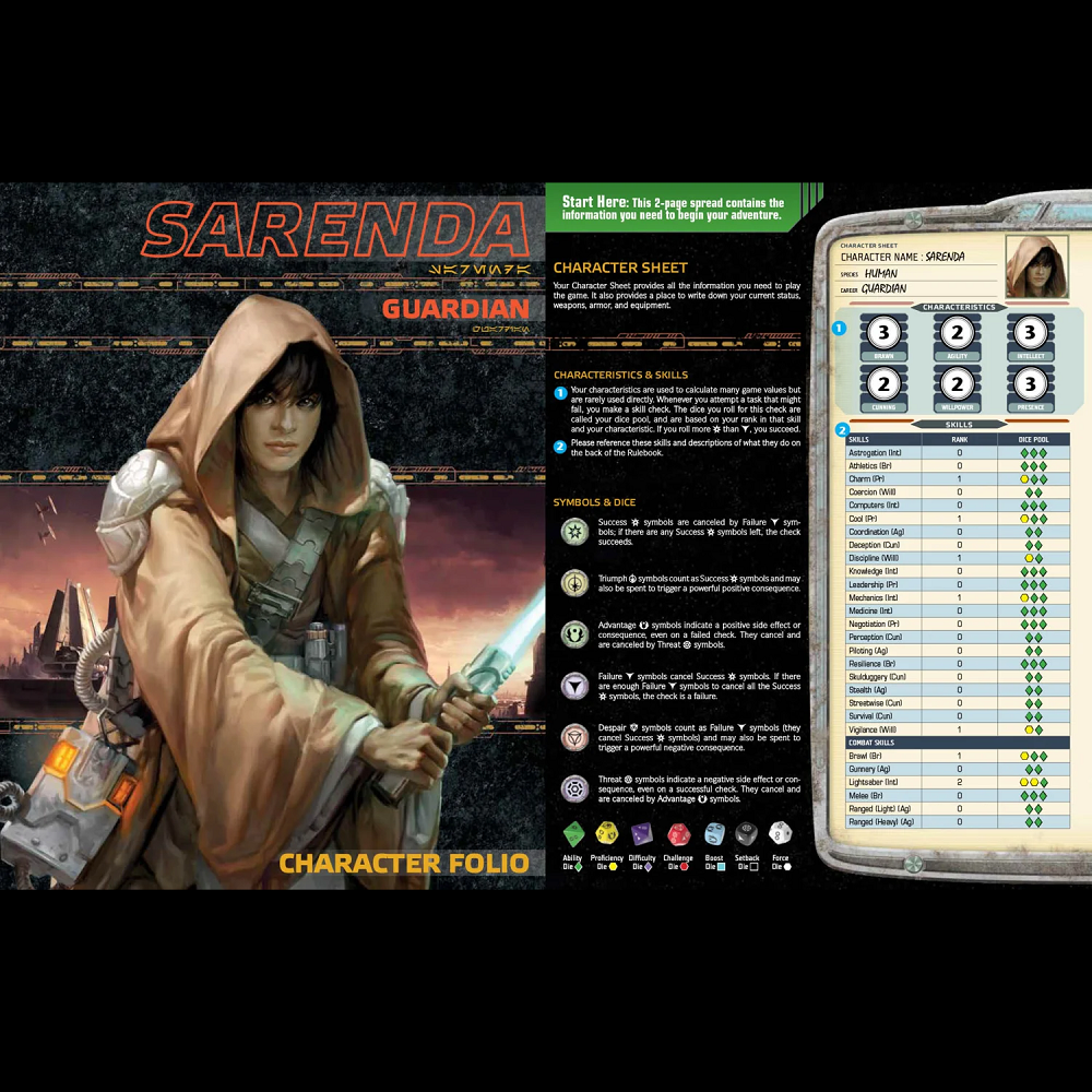 Star Wars Force And Destiny RPG Beginner Game