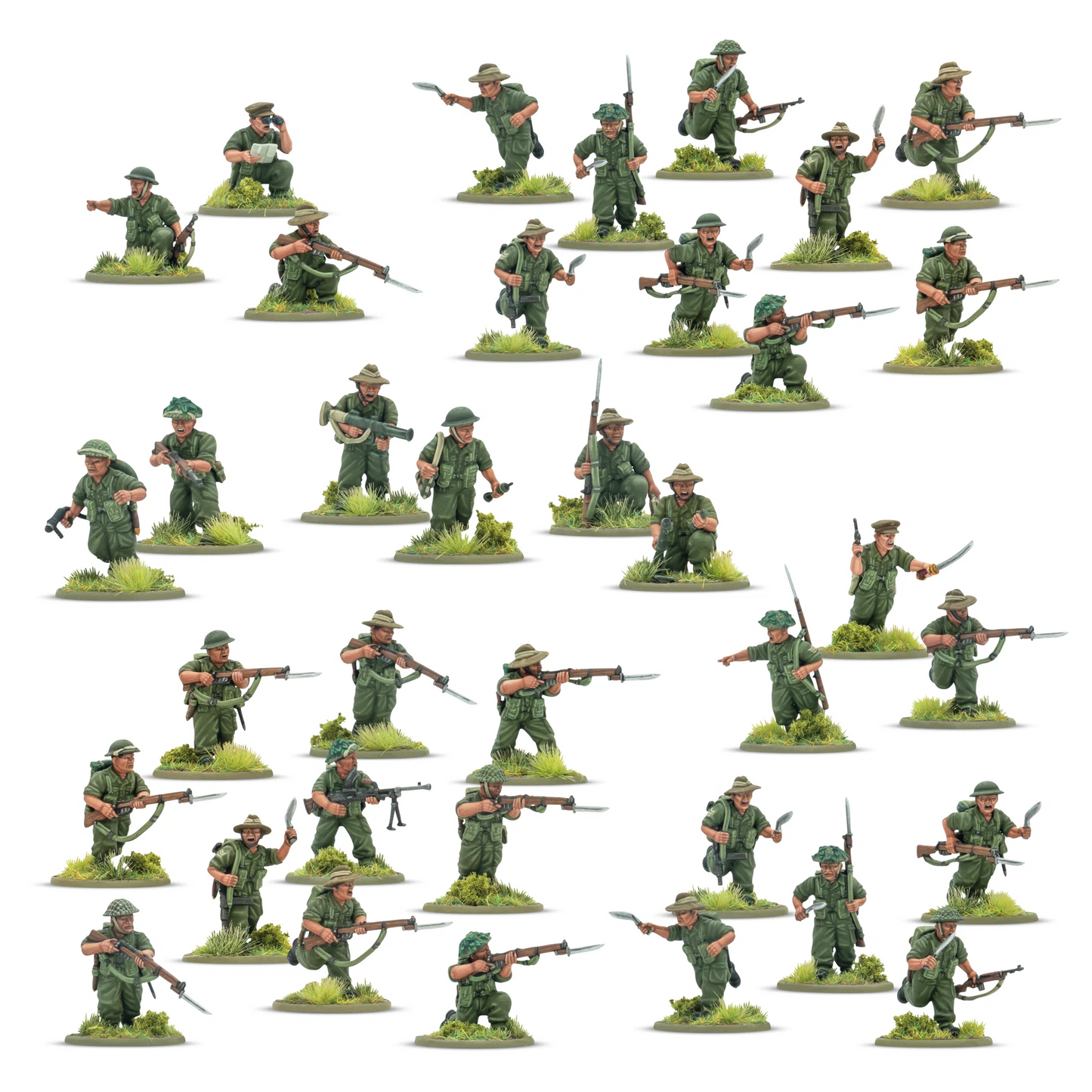 Bolt Action Gurkha Infantry Platoon