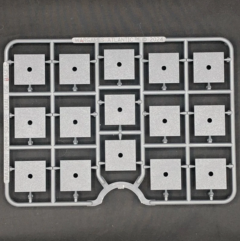 20mm Square Dual Use Bases  - Wargames Atlantic