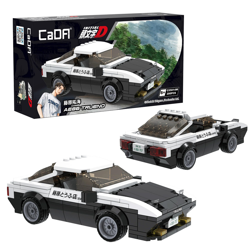 Initial D Toyota Trueno AE86 Car - CaDA Brick Model Kit