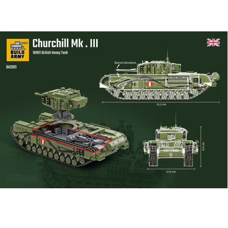 A Build Army Churchill MK3 WW2 B...