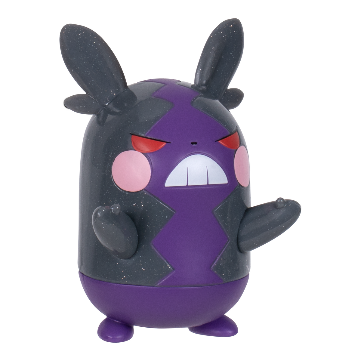 Mopeko Hangry Mode - 30th Anniversary Pokémon Glitter 3" Battle Figure