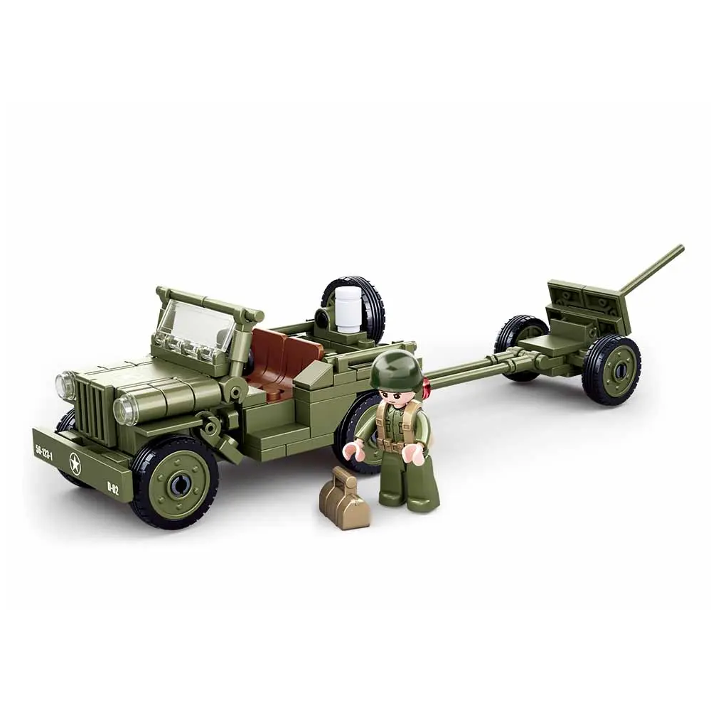 Sluban Willys Jeep - WW2 Army Building Brick Kit