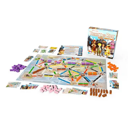 Ticket to Ride First Journey Europe Board Game -2-4 Players Ages 6+