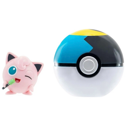 Pokémon Clip 'N' Go Jigglypuff & Moon Ball Figure Set