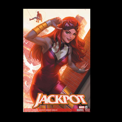 Jackpot #1 from Marvel Comics written by Celeste Bronfman with art by Eric Gapstur. Mary Jane Watson (Jackpot) gets her first solo super story since her debut. 