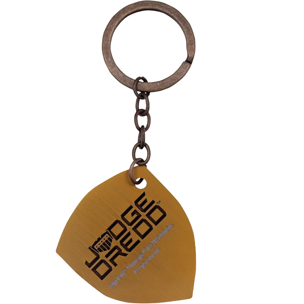 2000 AD Judge Dredd Limited Edition Metal Badge Keyring