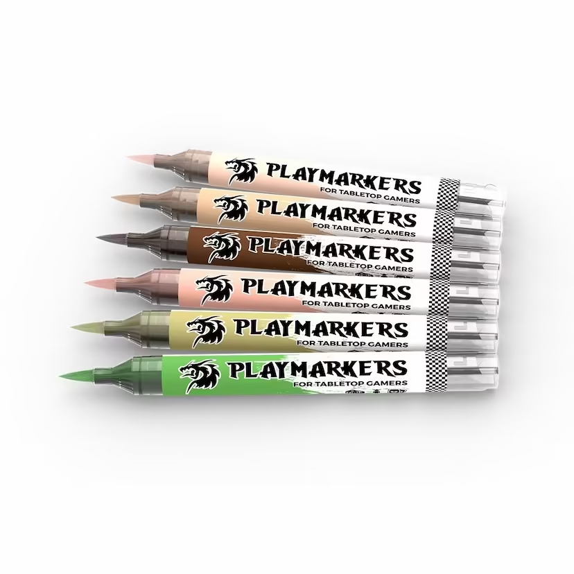 Playmarkers: Skin & Flesh Tones Set - Acrylic Paint Marker Se