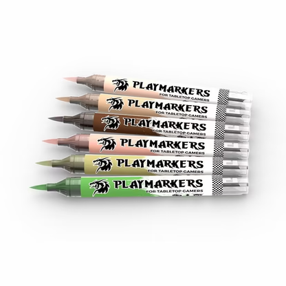 Playmarkers: Skin & Flesh Tones Set - Acrylic Paint Marker Se