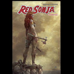 Red Sonja #8 from Dynamite Comics written by Torunn Gronbekk with art by Walter Geovani and cover art B.