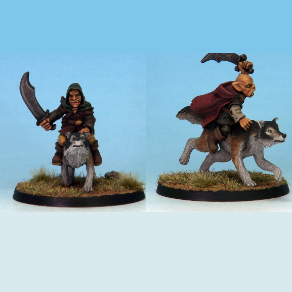 Goblin Wolf Rider Swords - Crooked Dice