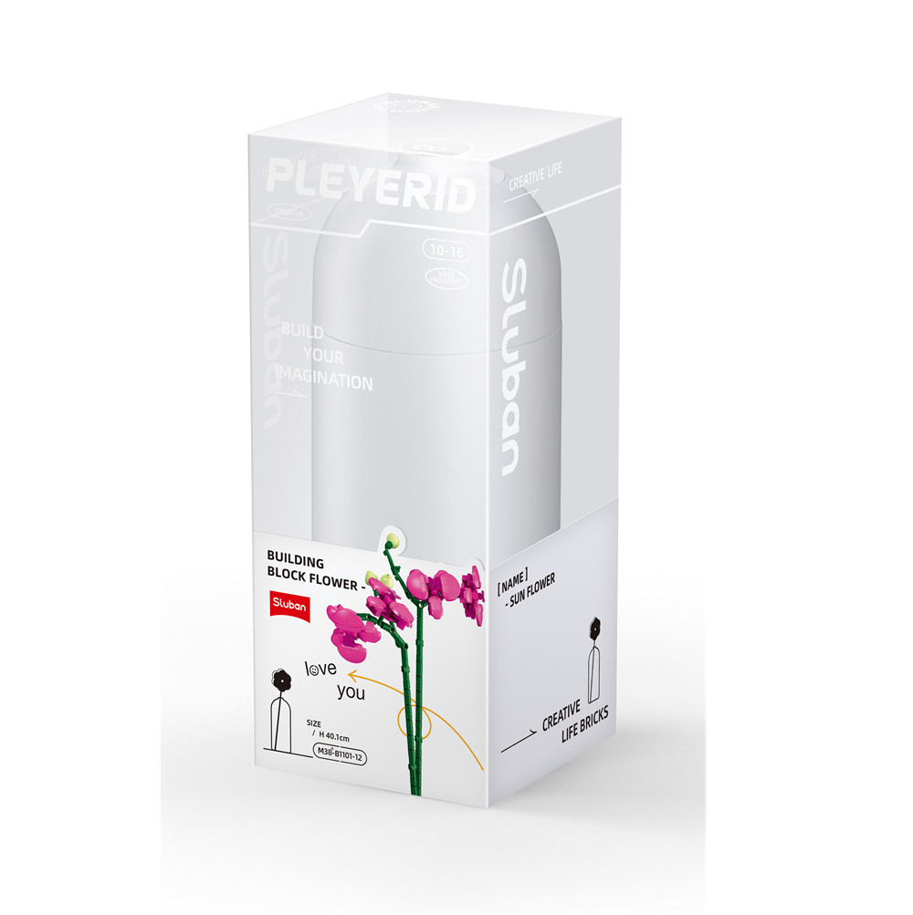 Sluban Butterfly Orchid Flower Brick Kit - Pleyerid