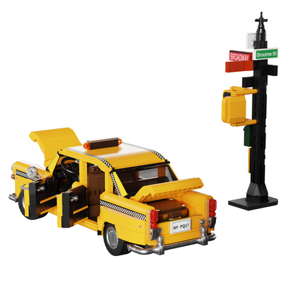 New York Yellow Taxi Cab - Pantasy Brick Kit